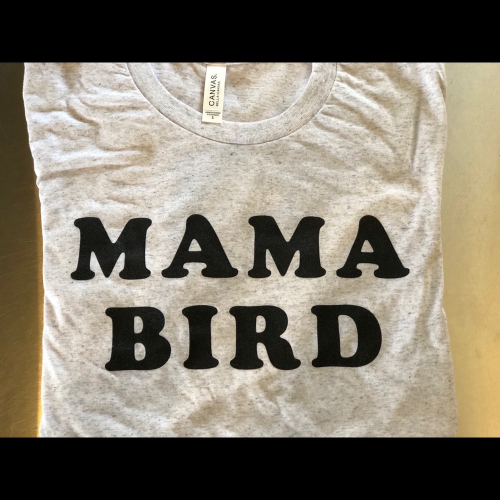 New Mama Bird vintage style T-shirt